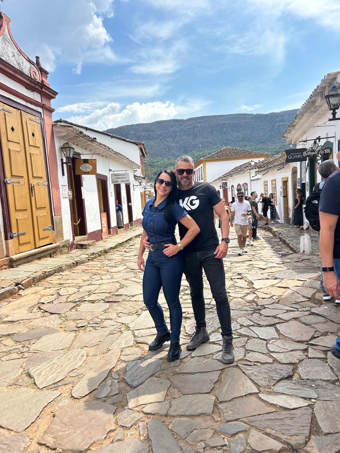 Robert e Vanderléia em uma viagem